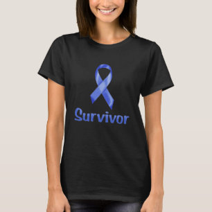 T-shirt Marine du survivant du cancer