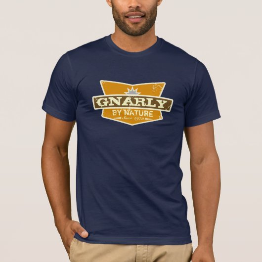 T-shirt Marine pipe% Gnarly personnalisable de la (Devant)
