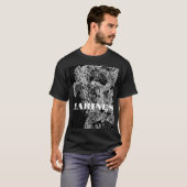 T-SHIRT MARINES CHEMISE NOIRE (Devant entier)