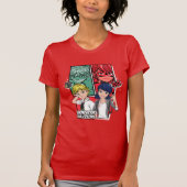 T-shirt Marinette comique miqueuse & Adrien Véritables Cou (Devant)