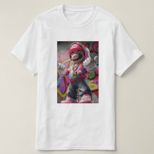 T-SHIRT MARIO UP (Design devant)