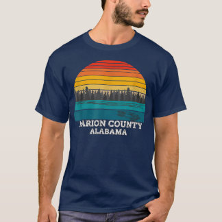 T-shirt Marion County Alabama Retro Vintage 635