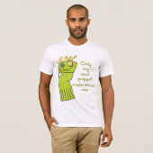 T-shirt Marionnette de chaussette (Devant entier)