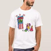 T-shirt Marionnette femmes adolescentes actives (Devant)