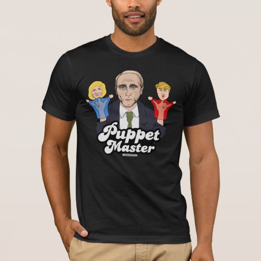 T-shirt Marionnette Poutine principal (Devant)