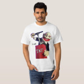 T-shirt marionnette punk avec plongeur TNT (Devant entier)