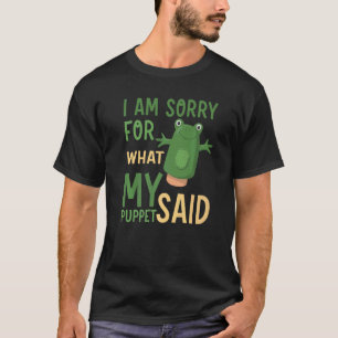 T-shirt Marionnettes à la main d'animal Histoire Comédie F