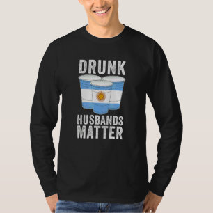 T-shirt Maris d'Argentine ivres Drapeau Boire