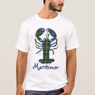 T-shirt Maritimer Nova scotia tartan shirt homard
