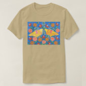T-shirt Mariya Prymachenko Pigeons 1968 (Design devant)