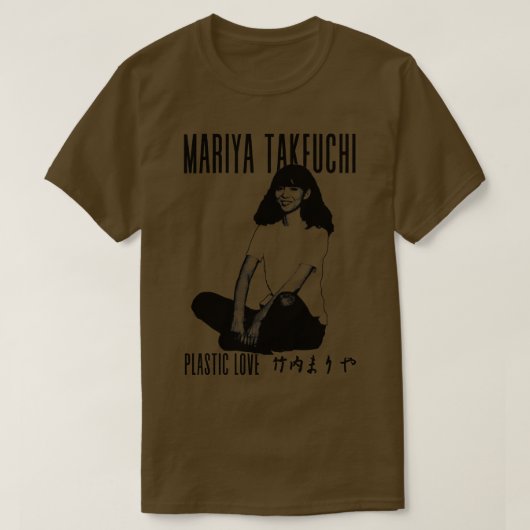 T-shirt Mariya Takeuchi Plastic Love (Design devant)