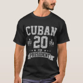T-SHIRT MARK CUBAN PRÉSIDENT USA 2020, MARK CUBAN, CUBAN,  (Devant)