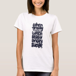 T-shirt Mark Twain cite En colère