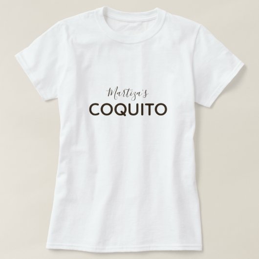 T-shirt Marketing Classique Coquito Coco (Design devant)