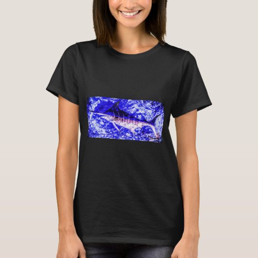 T-shirt Marlin bleu (Devant)