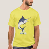 T-shirt Marlin bleu Atlantique (Devant)
