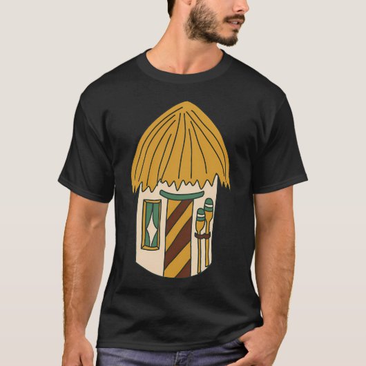 T-shirt Marlin rayé de style cartoon (Devant)