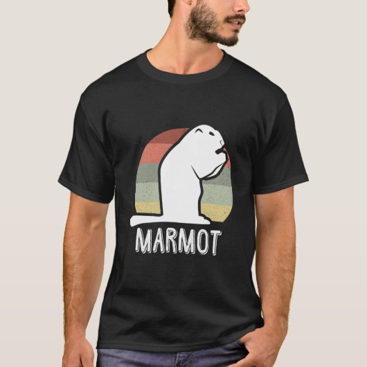 T-shirt Marmot Distressed Style (Devant)