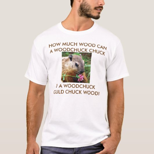T-shirt marmotte d'Amérique (Devant)
