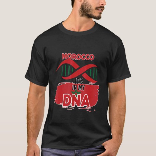 T-shirt Maroc dans mon sang (Devant)