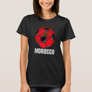 T-shirt Maroc Drapeau Marocain Football mignon