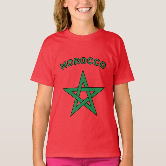 T-shirt Maroc - Drapeau Marocain Hommes (Devant)