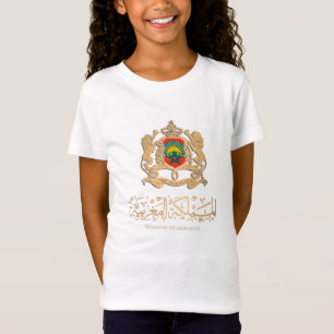 T-Shirt MAROC LAG SUR L'EMBLEM D'OR LORS DESSERVEZ SUR LE 