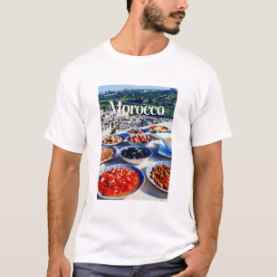 T-shirt Maroc  Marocain  Cuisine marocaine  Voyage au Maro