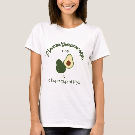 T-shirt Marocaine Guacamole Avocado (Devant)
