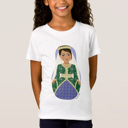 T-Shirt Marocaine Mariée Matryoshka Girls (Devant)