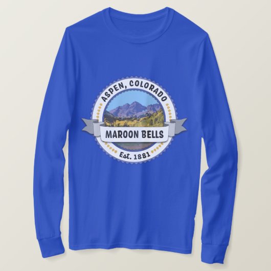 T-shirt Maroon Bells Aspen (Design devant)