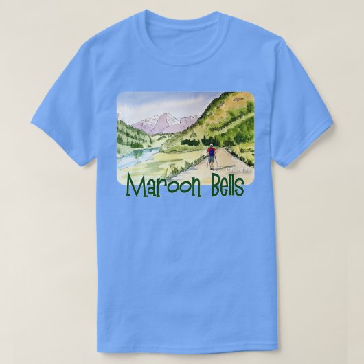T-shirt Maroon Bells Colorado (Design devant)
