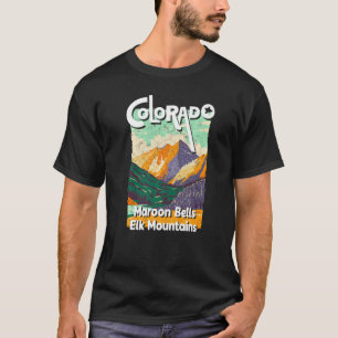 T-shirt Maroon Bells Colorado Elk Mountains Rocky Mountain