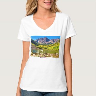 T-shirt Maroon Bells in Aspen Colorado
