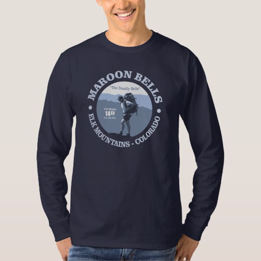 T-shirt Maroon Bells (rd) (Devant)