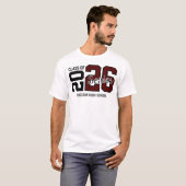 T-shirt Maroon Congrats Graduation (Devant entier)