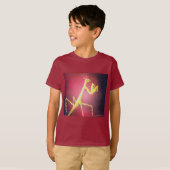 T-Shirt - Maroon Mantis Tile Mosiac (Devant entier)