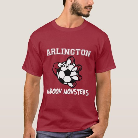 T-shirt Maroon Monsters Chemise Adulte (Devant)