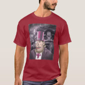 T-shirt maroon pour hommes Hyde (Devant)