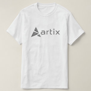 T-shirt Marque à fond gris de logo d'Artix sur le coffre