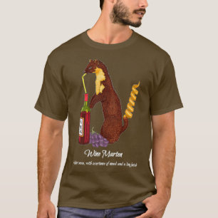 T-shirt Marque à vin pour vêtements sombres
