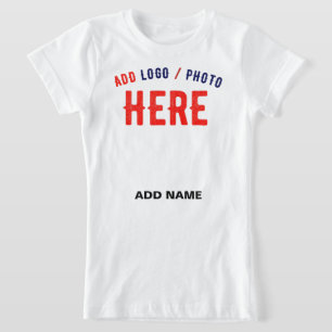T-Shirt MARQUE BLANCHE MODERNE ET PERSONNALISABLE VÉRIFIÉE