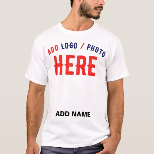 T-SHIRT MARQUE BLANCHE MODERNE ET PERSONNALISABLE VÉRIFIÉE (Devant)