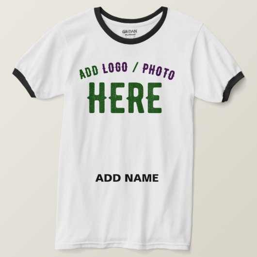 T-SHIRT MARQUE BLANCHE MODERNE ET PERSONNALISABLE VÉRIFIÉE (Design devant)