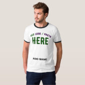 T-SHIRT MARQUE BLANCHE MODERNE ET PERSONNALISABLE VÉRIFIÉE (Devant entier)