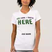 T-SHIRT MARQUE BLANCHE MODERNE ET PERSONNALISABLE VÉRIFIÉE (Devant)