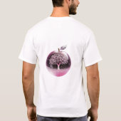 T-shirt Marque d'art Apple (Dos)