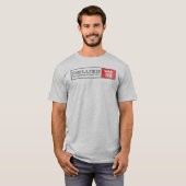 T-shirt "marqué" de luxe (Devant entier)