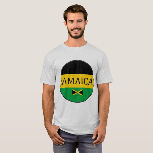 T-shirt Marque de nom du concepteur Jamaïque (Devant entier)