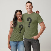 T-shirt Marque de question (Unisexe)